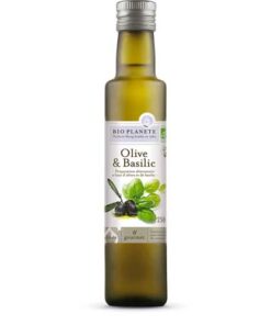 Olive oil and basil Organic