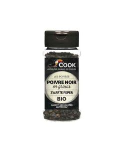 Gemahlener schwarzer pfeffer-körner, 50g Bio