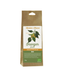 Orangene Blätter Bio