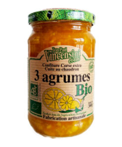 3 corsican citrus jam 360g Organic