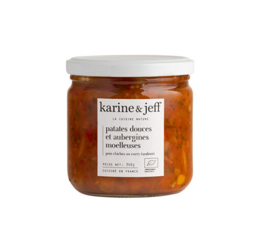 Süßkartoffeln und auberginen weich 340g Bio