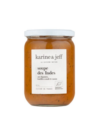 Soup of the Indies to the lentils and vegetables cumin 780ml Organic