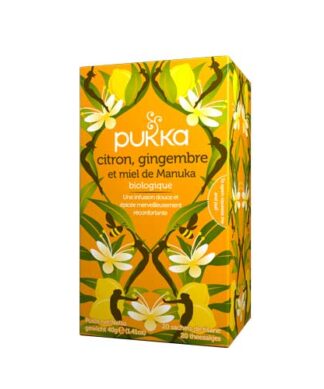 Pukka Citron Gingembre & Miel de Manuka Bio