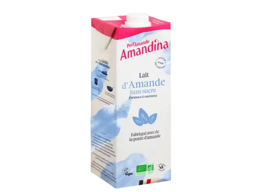 AMANDINA Mandelmilch ohne Zucker 50cl Bio