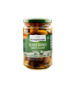 Black olives in brine 280g  Organic