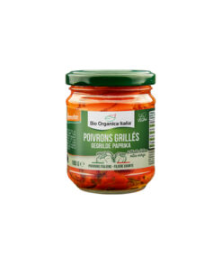 Gegrillte rote Paprika in Öl extra 190g Bio