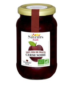Confiture Cerise Noire 100%  Pure Fruit Bio