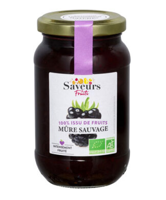 Confiture Mûre sauvage 100% Pure Fruit 310g Bio