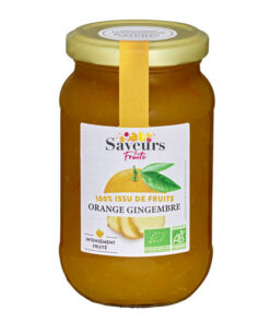 Confiture Orange Gingembre 100% Pure Fruit 310g Bio
