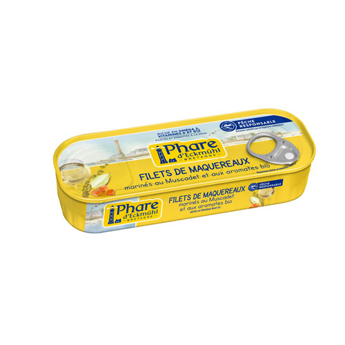 Makrelenfilets mariniert in Muscadet und Kräutern 118g