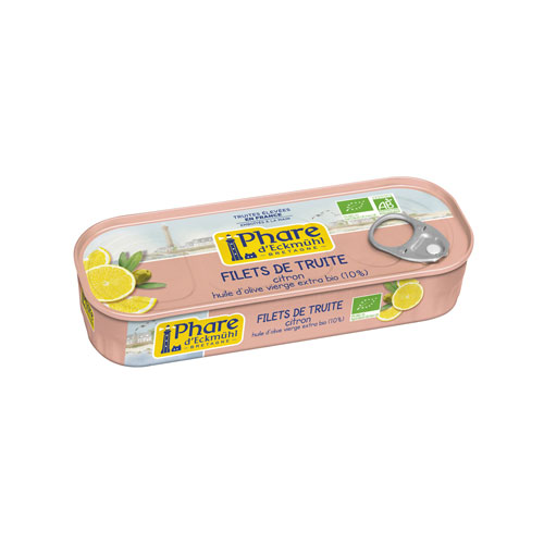 Forellenfilets mit extra nativem Olivenöl und Zitrone 130g