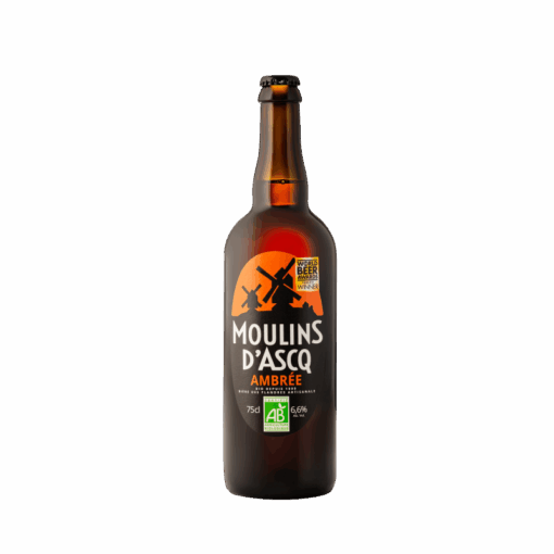 Bio-Ambré-Bier 33cl Moulin D'Ascq