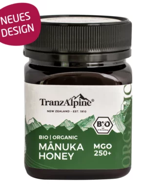 Miel de Manuka biologique TranzAlpine MGO 250+ Bio